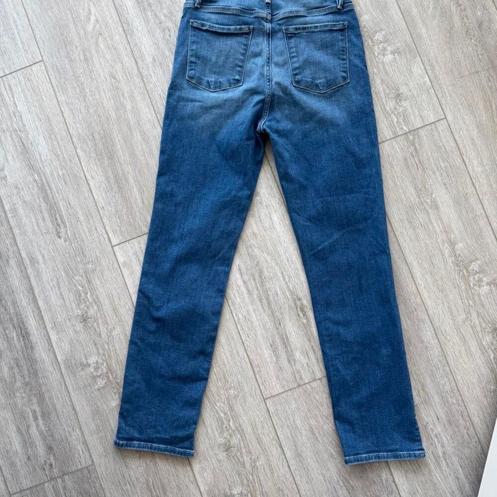 Frame Women's Blue and Navy Jeans - Picture 2 of 7